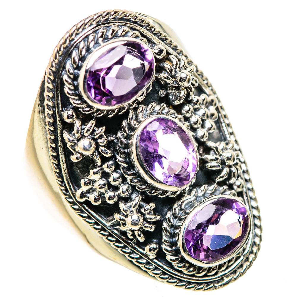 Amethyst Rings handcrafted by Anasilvercos - RING133269 - Photo 2
