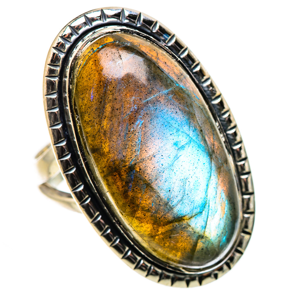 Labradorite Rings handcrafted by Anasilvercos - RING133290 - Photo 2