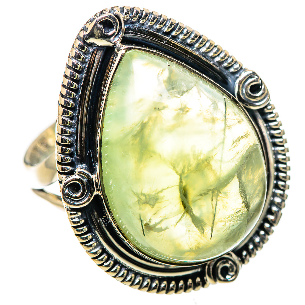 Prehnite Rings handcrafted by Anasilvercos - RING133294 - Photo 2