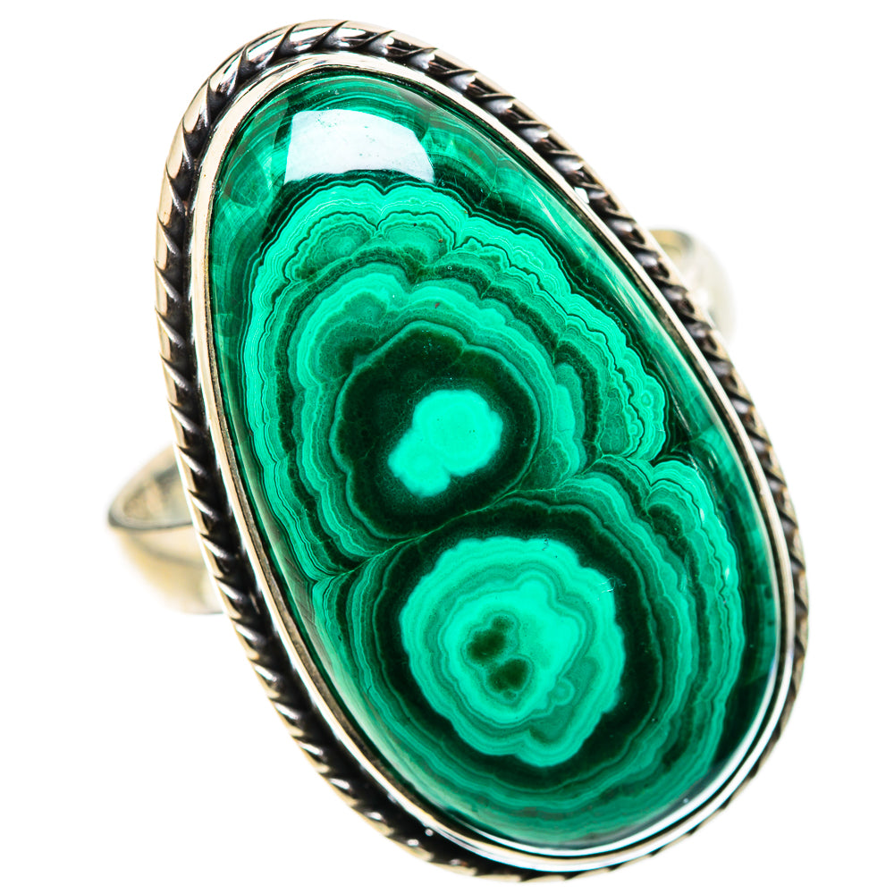 Malachite Rings handcrafted by Anasilvercos - RING133295 - Photo 2