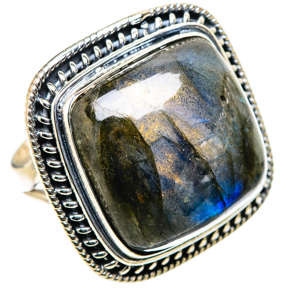 Labradorite Rings handcrafted by Anasilvercos - RING133314 - Photo 2