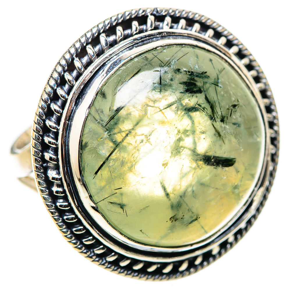 Prehnite Rings handcrafted by Anasilvercos - RING133322 - Photo 2