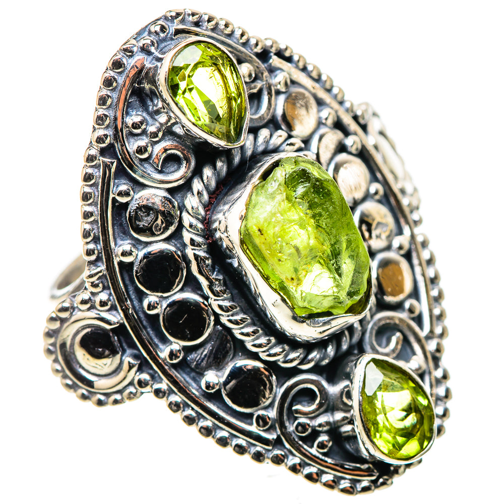 Peridot Rings handcrafted by Anasilvercos - RING133337 - Photo 2