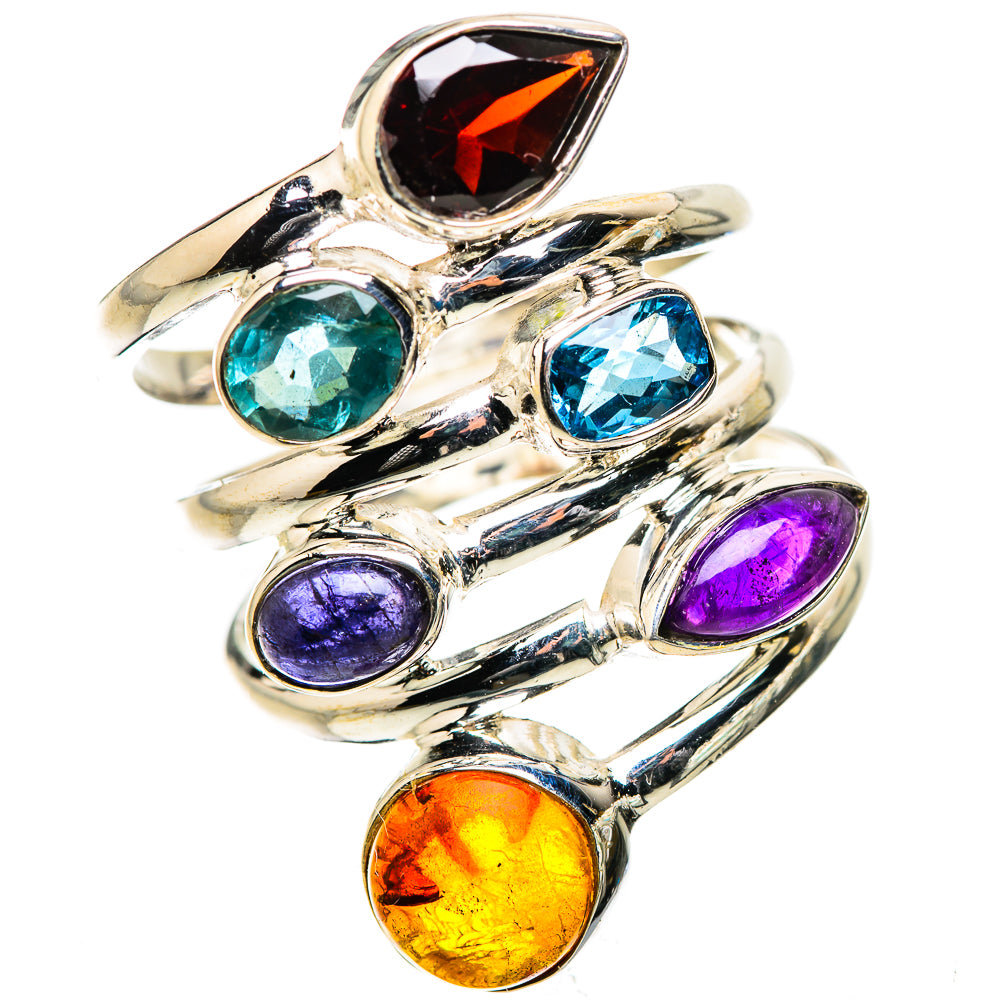 Baltic Amber Rings handcrafted by Anasilvercos - RING133347 - Photo 2
