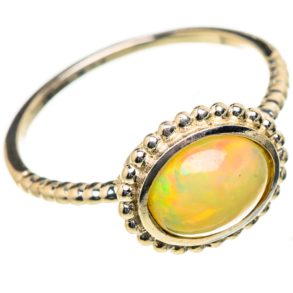 Ethiopian Opal Rings handcrafted by Anasilvercos - RING133383 - Photo 2