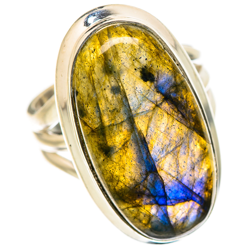 Labradorite Rings handcrafted by Anasilvercos - RING133385 - Photo 2