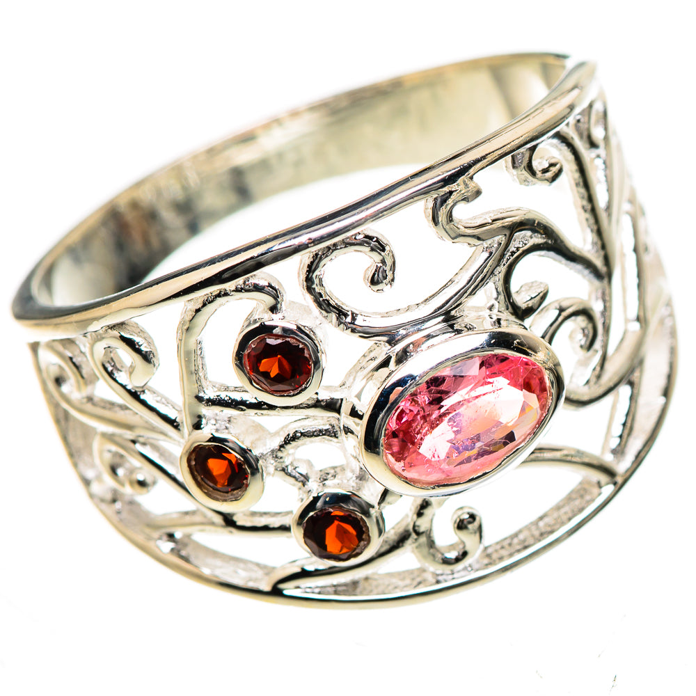 Pink Tourmaline Rings handcrafted by Anasilvercos - RING133394 - Photo 2