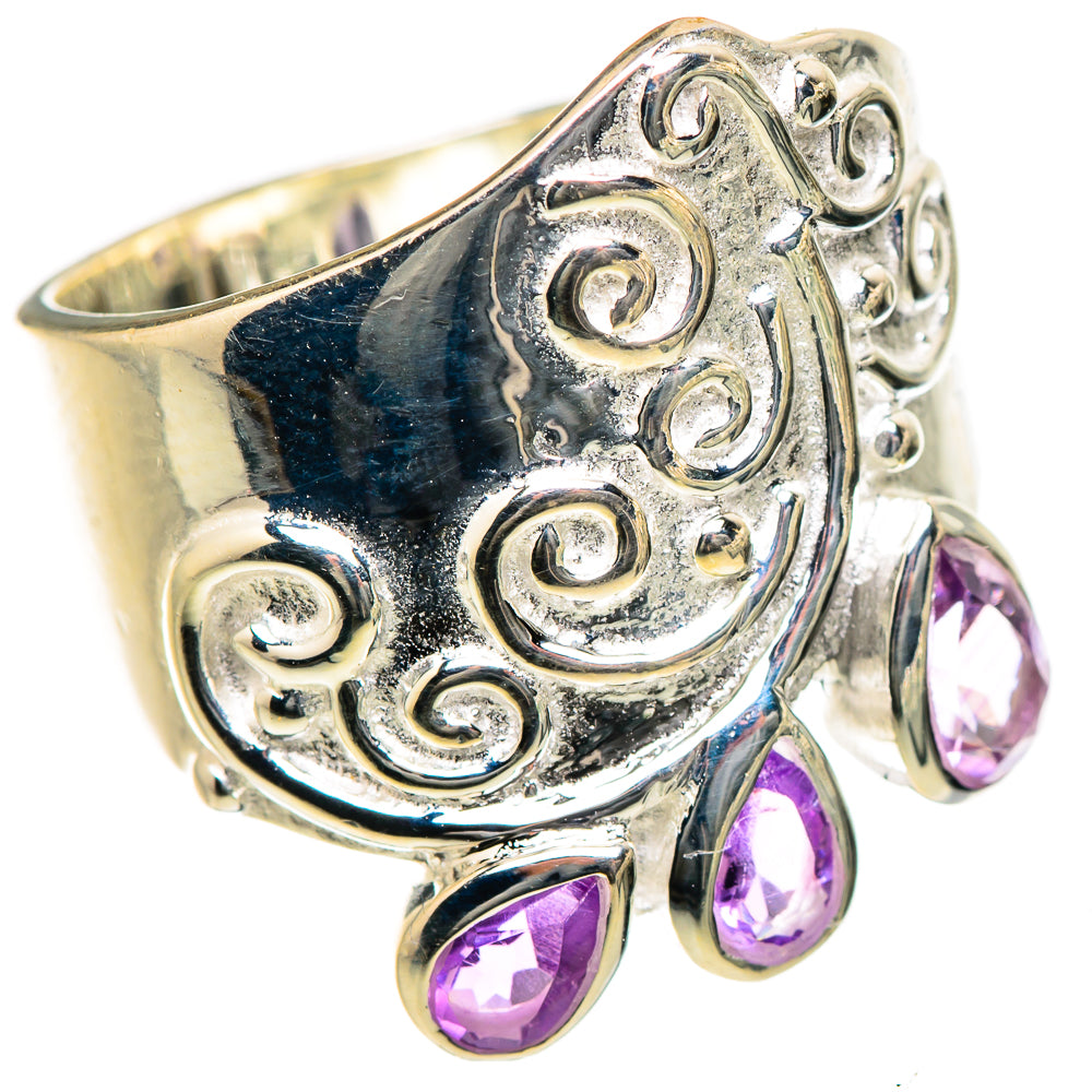 Amethyst Rings handcrafted by Anasilvercos - RING133397 - Photo 2