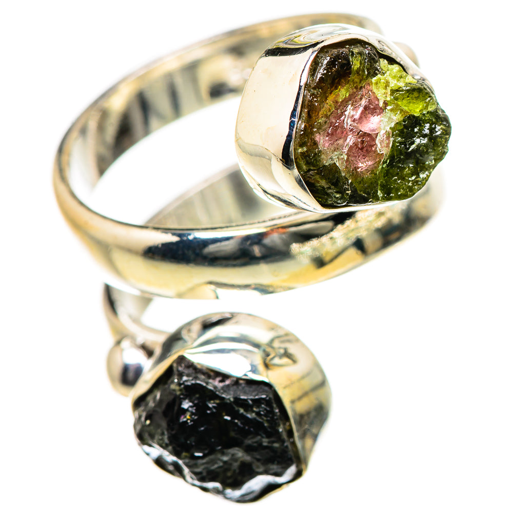 Watermelon Tourmaline Rings handcrafted by Anasilvercos - RING133402 - Photo 2