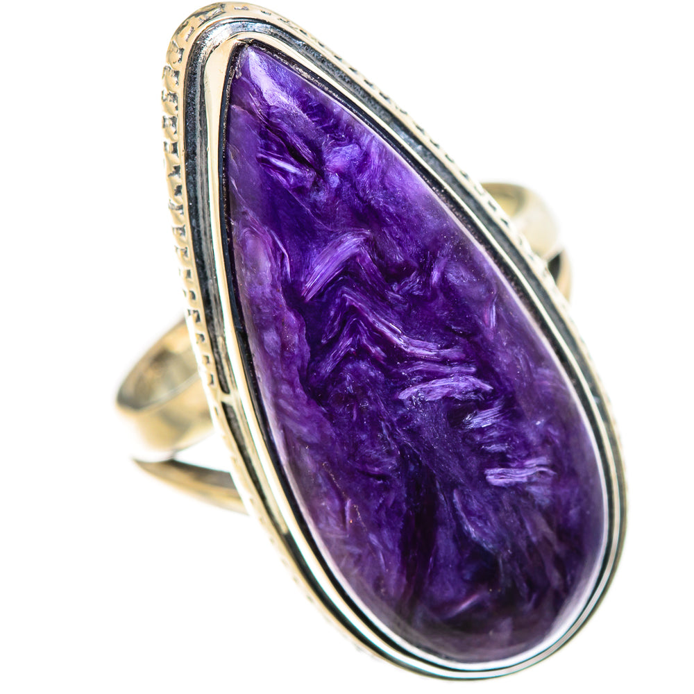 Charoite Rings handcrafted by Anasilvercos - RING133418 - Photo 2