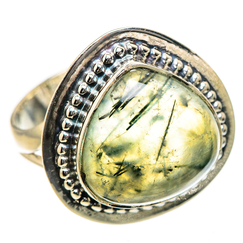 Prehnite Rings handcrafted by Anasilvercos - RING133433 - Photo 2