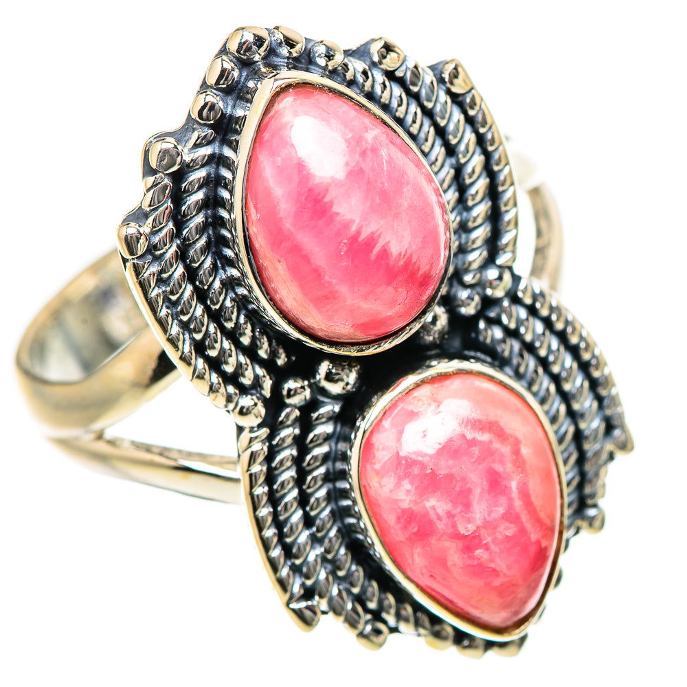 Rhodochrosite Rings handcrafted by Anasilvercos - RING133435 - Photo 2