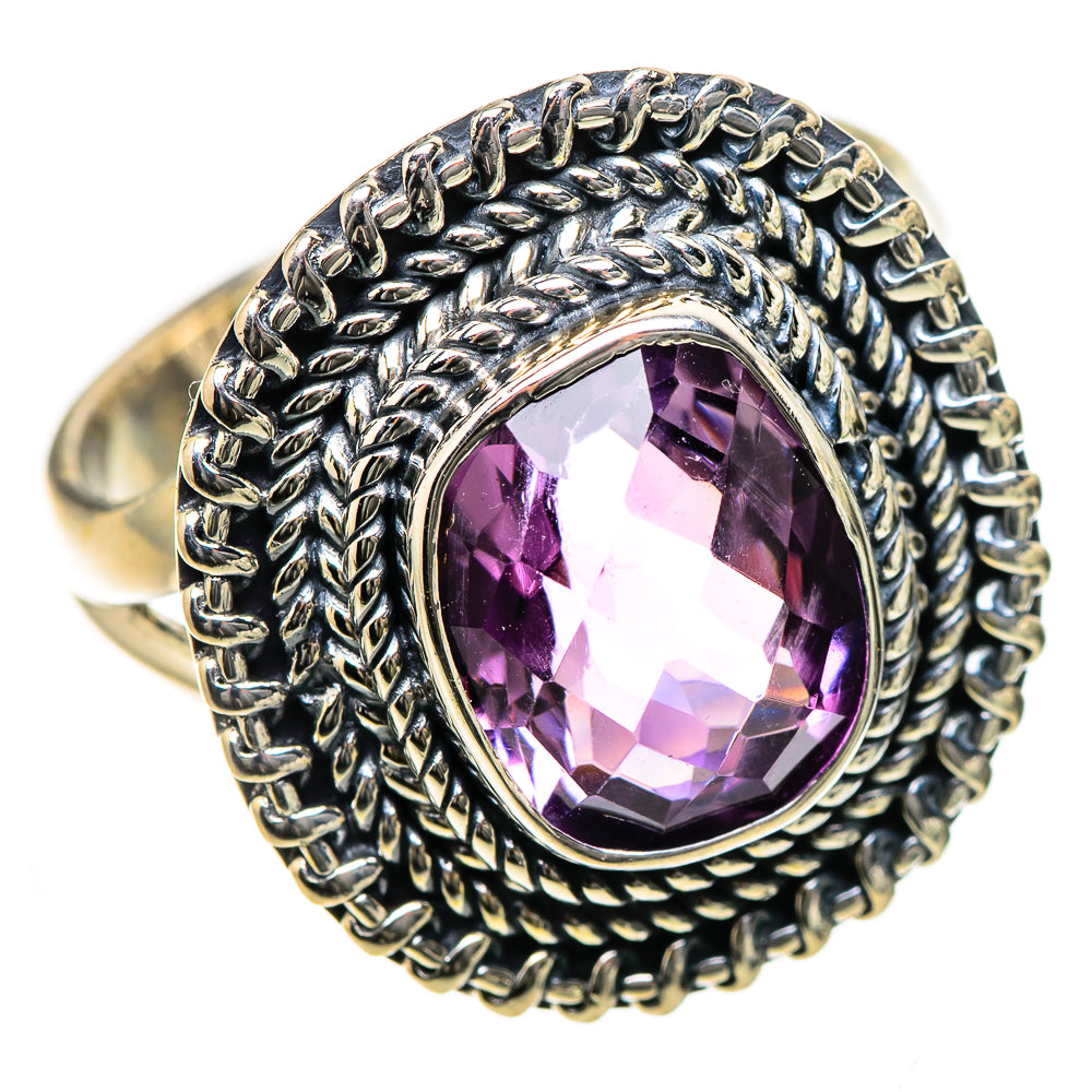 Amethyst Rings handcrafted by Anasilvercos - RING133440 - Photo 2