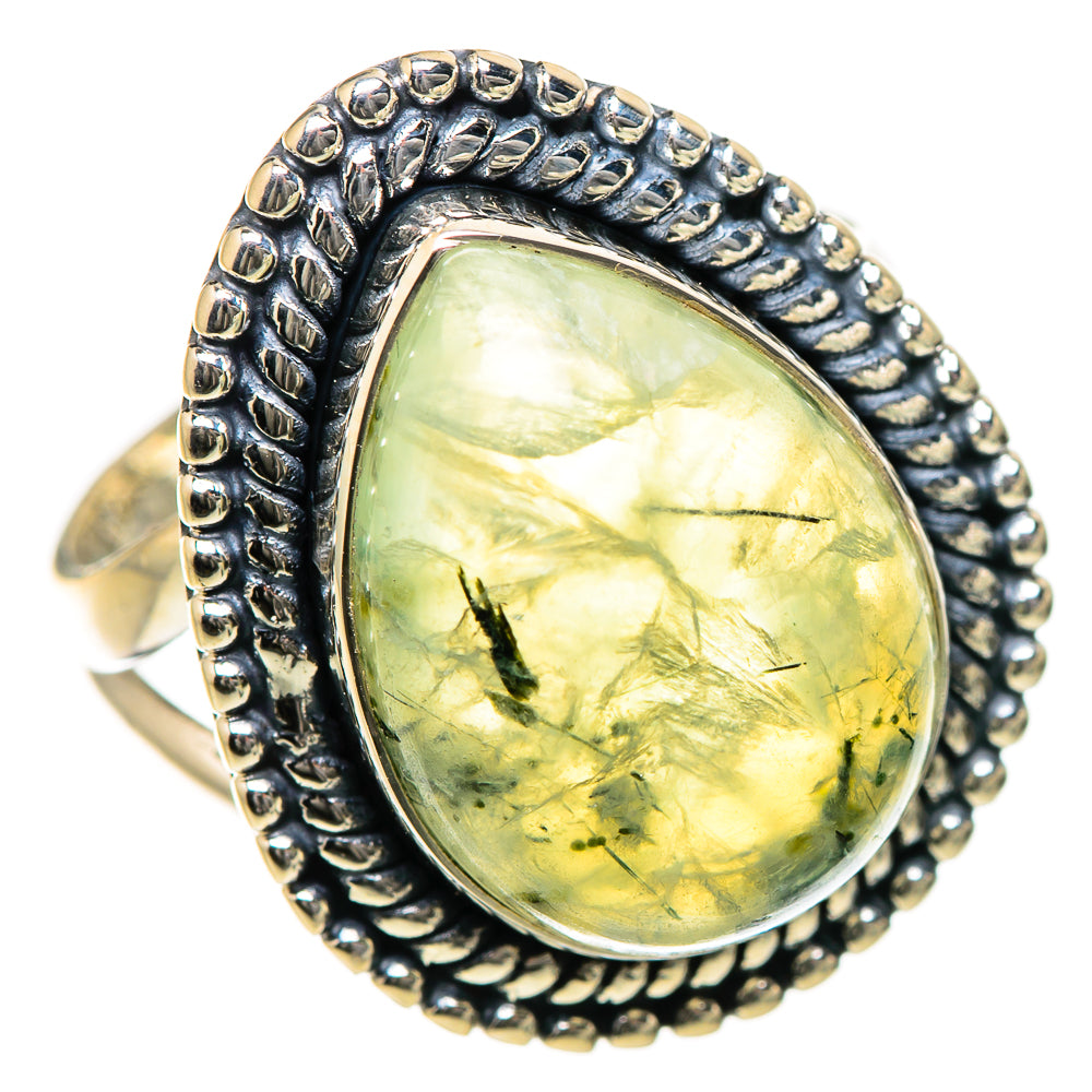 Prehnite Rings handcrafted by Anasilvercos - RING133452 - Photo 2