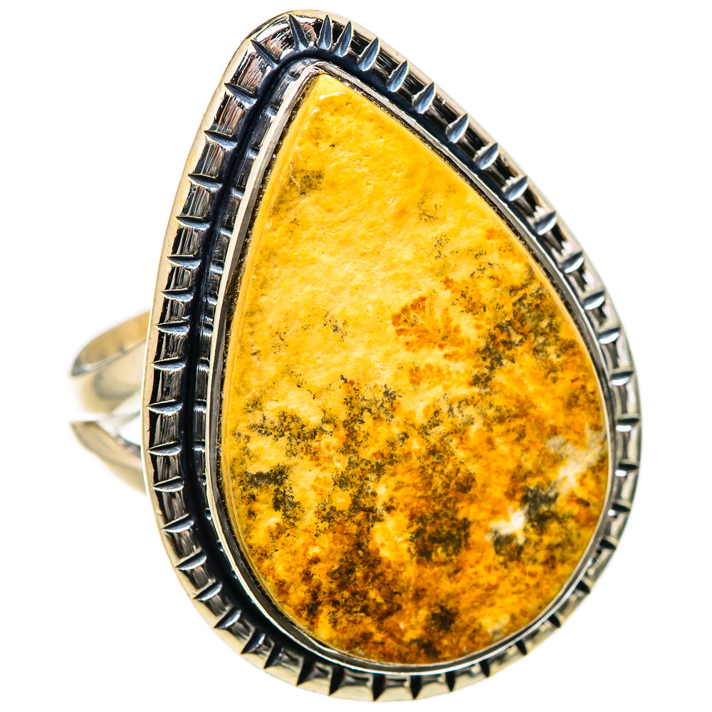 Germany Psilomelane Dendrite Rings handcrafted by Anasilvercos - RING133479 - Photo 2