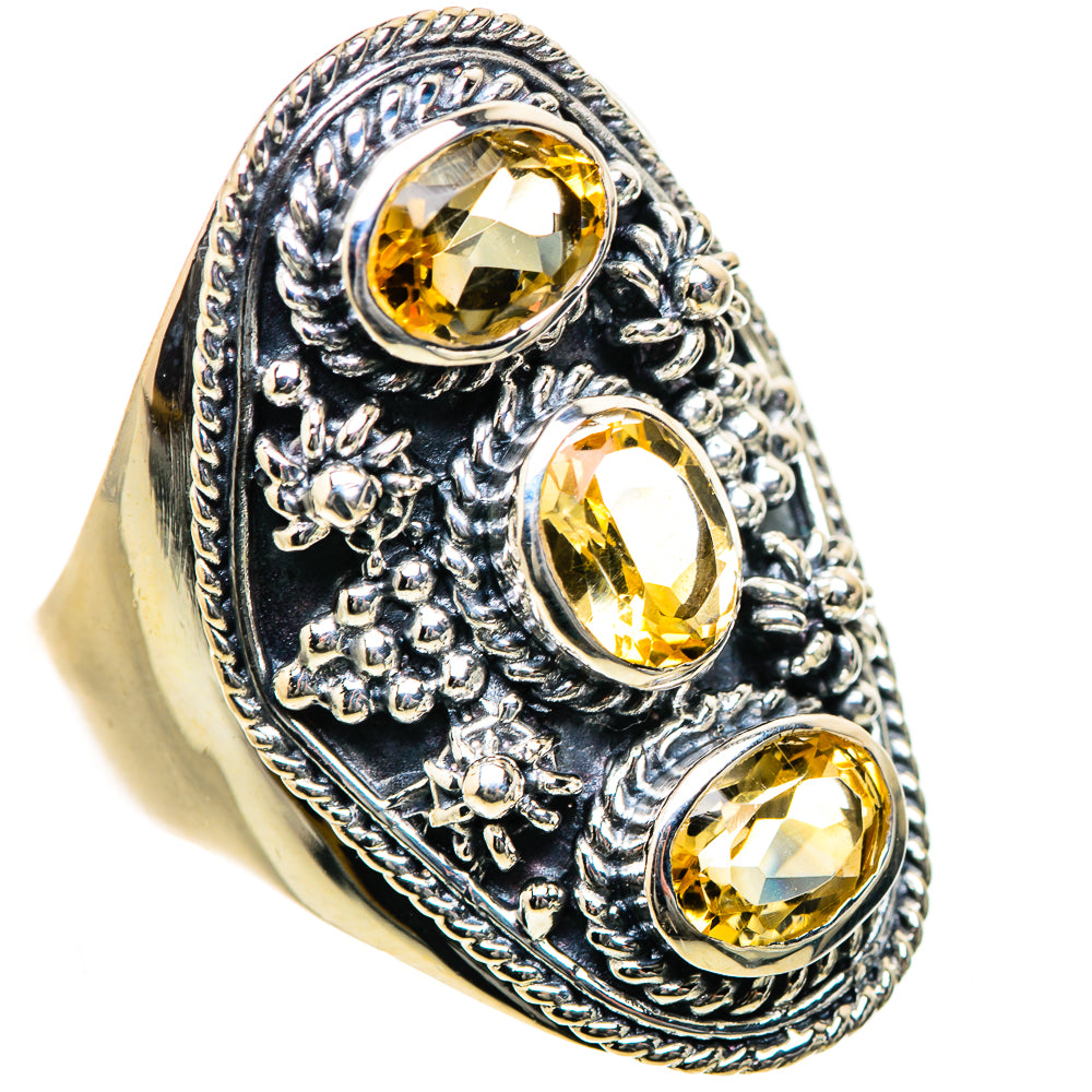 Citrine Rings handcrafted by Anasilvercos - RING133480 - Photo 2