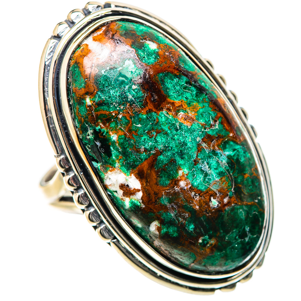Malachite Rings handcrafted by Anasilvercos - RING133502 - Photo 2