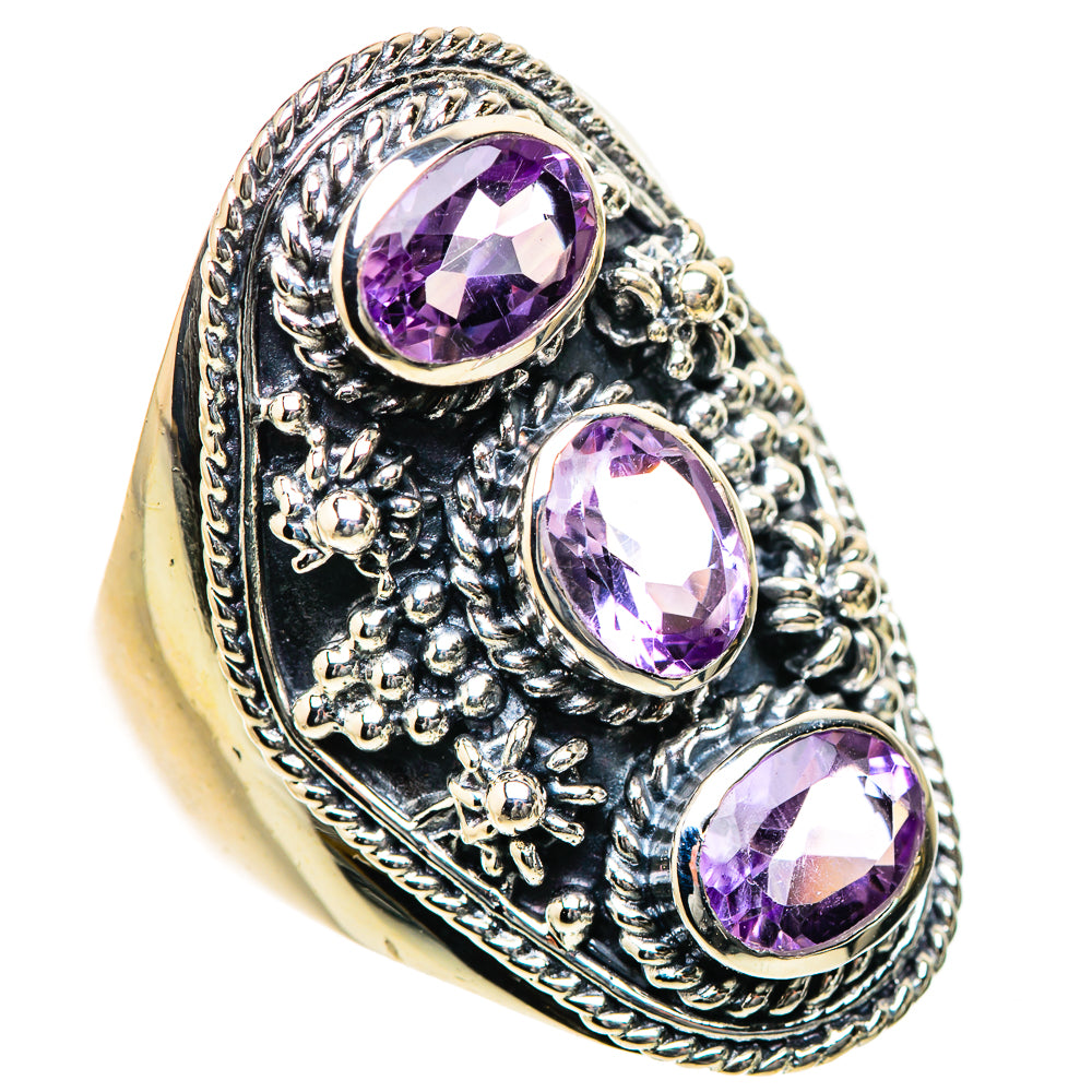 Amethyst Rings handcrafted by Anasilvercos - RING133519 - Photo 2