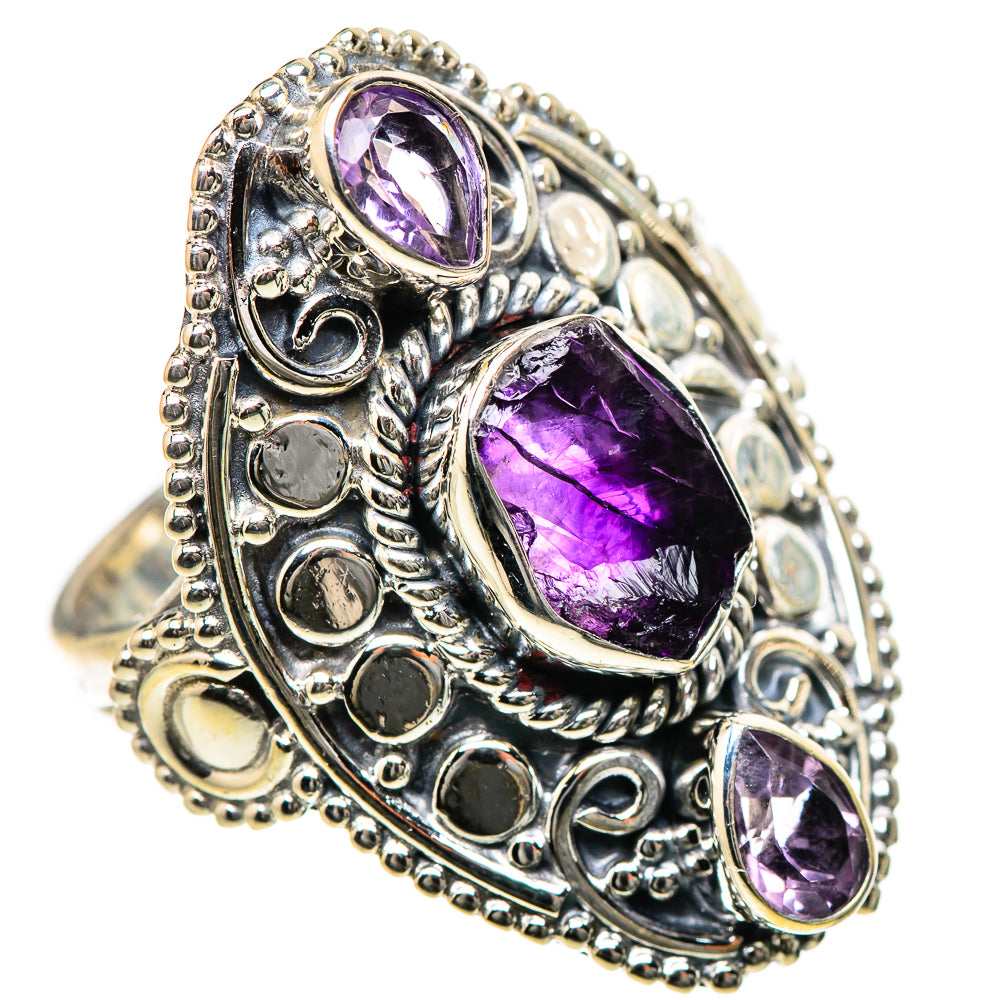 Amethyst Rings handcrafted by Anasilvercos - RING133520 - Photo 2