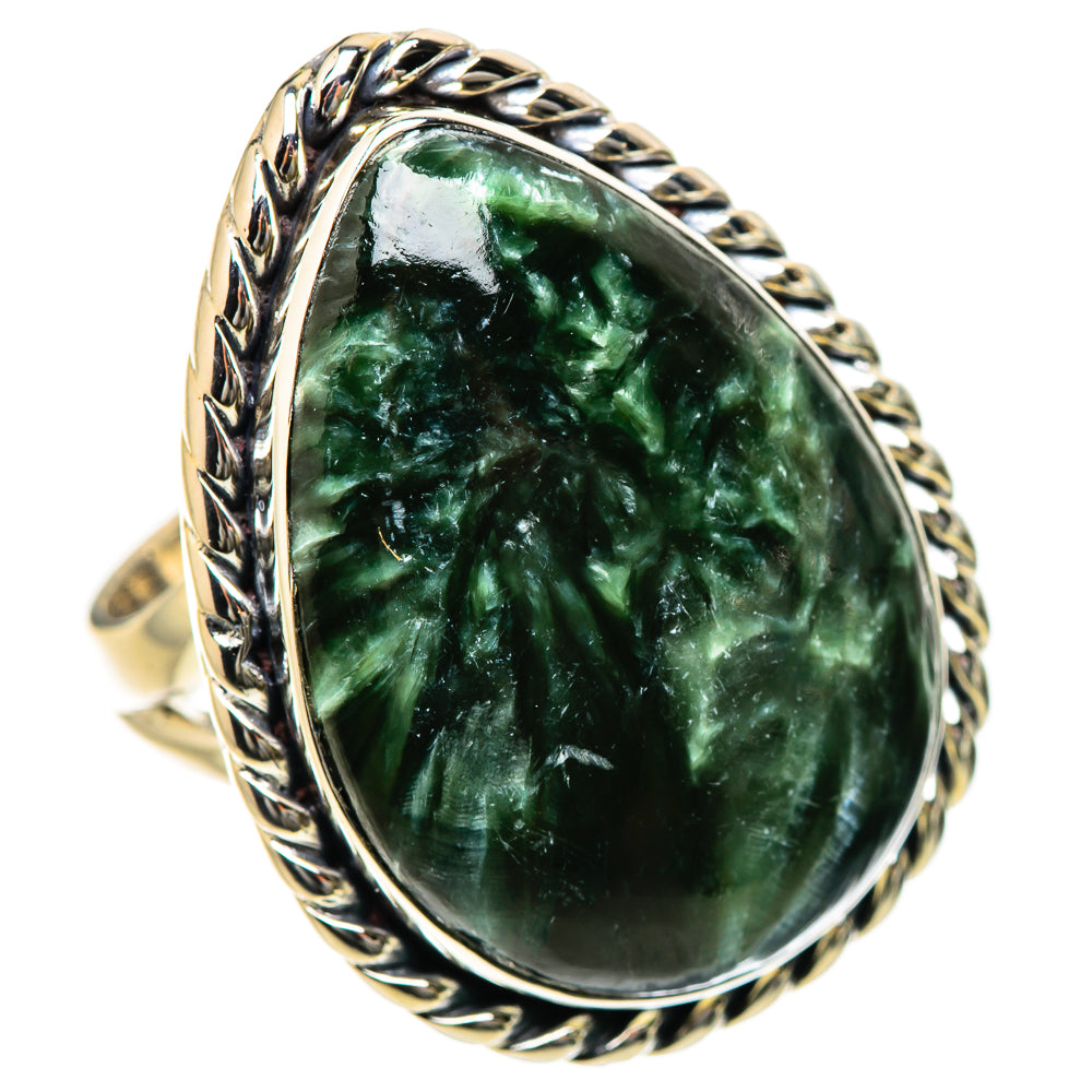 Seraphinite Rings handcrafted by Anasilvercos - RING133532 - Photo 2