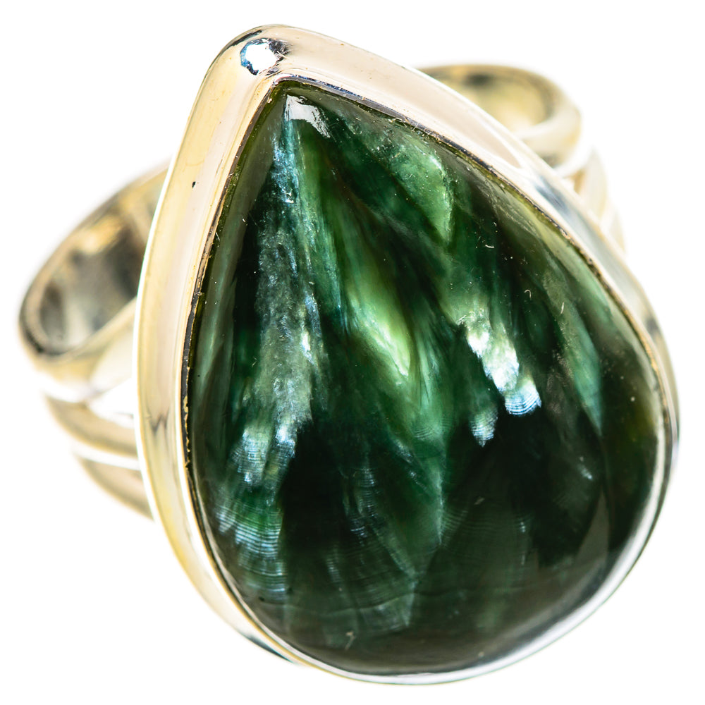 Seraphinite Rings handcrafted by Anasilvercos - RING133533 - Photo 2