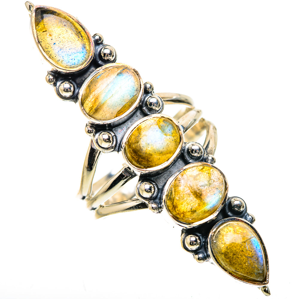 Labradorite Rings handcrafted by Anasilvercos - RING133544 - Photo 2