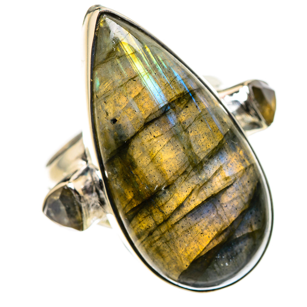 Labradorite Rings handcrafted by Anasilvercos - RING133560 - Photo 2
