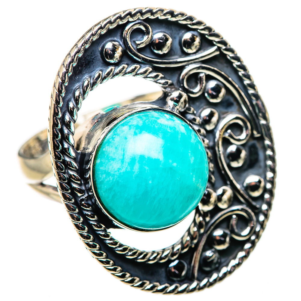 Amazonite Rings handcrafted by Anasilvercos - RING133577 - Photo 2