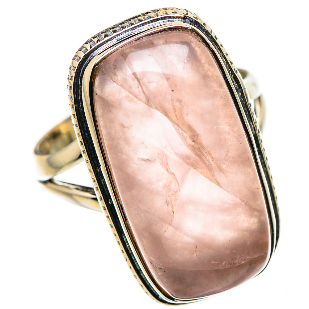 Rose Quartz Rings handcrafted by Anasilvercos - RING133583 - Photo 2