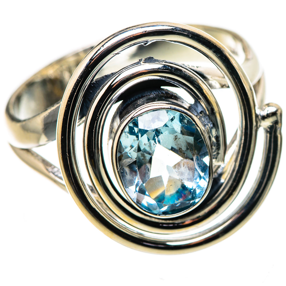 Blue Topaz Rings handcrafted by Anasilvercos - RING133598 - Photo 2