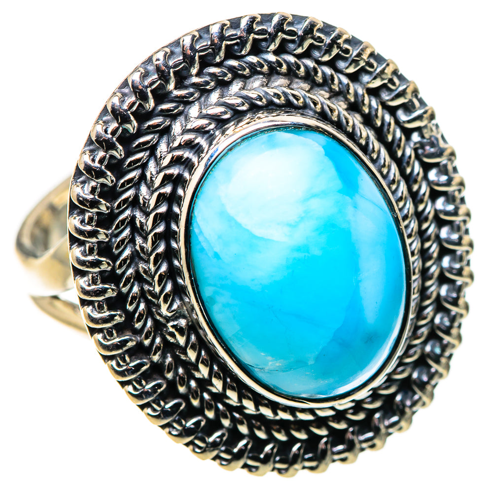 Larimar Rings handcrafted by Anasilvercos - RING133599 - Photo 2