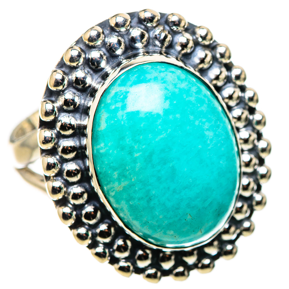 Amazonite Rings handcrafted by Anasilvercos - RING133608 - Photo 2