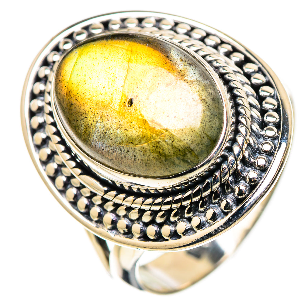 Labradorite Rings handcrafted by Anasilvercos - RING133612 - Photo 2