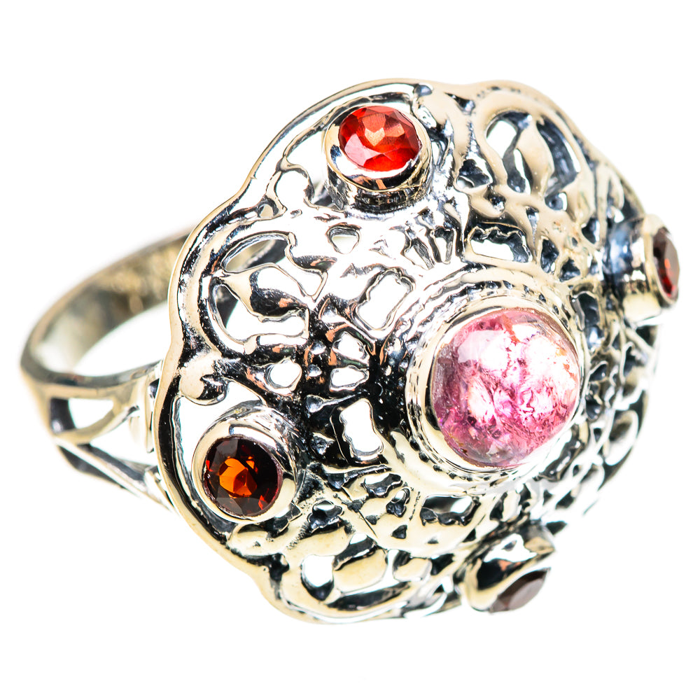 Pink Tourmaline Rings handcrafted by Anasilvercos - RING133619 - Photo 2