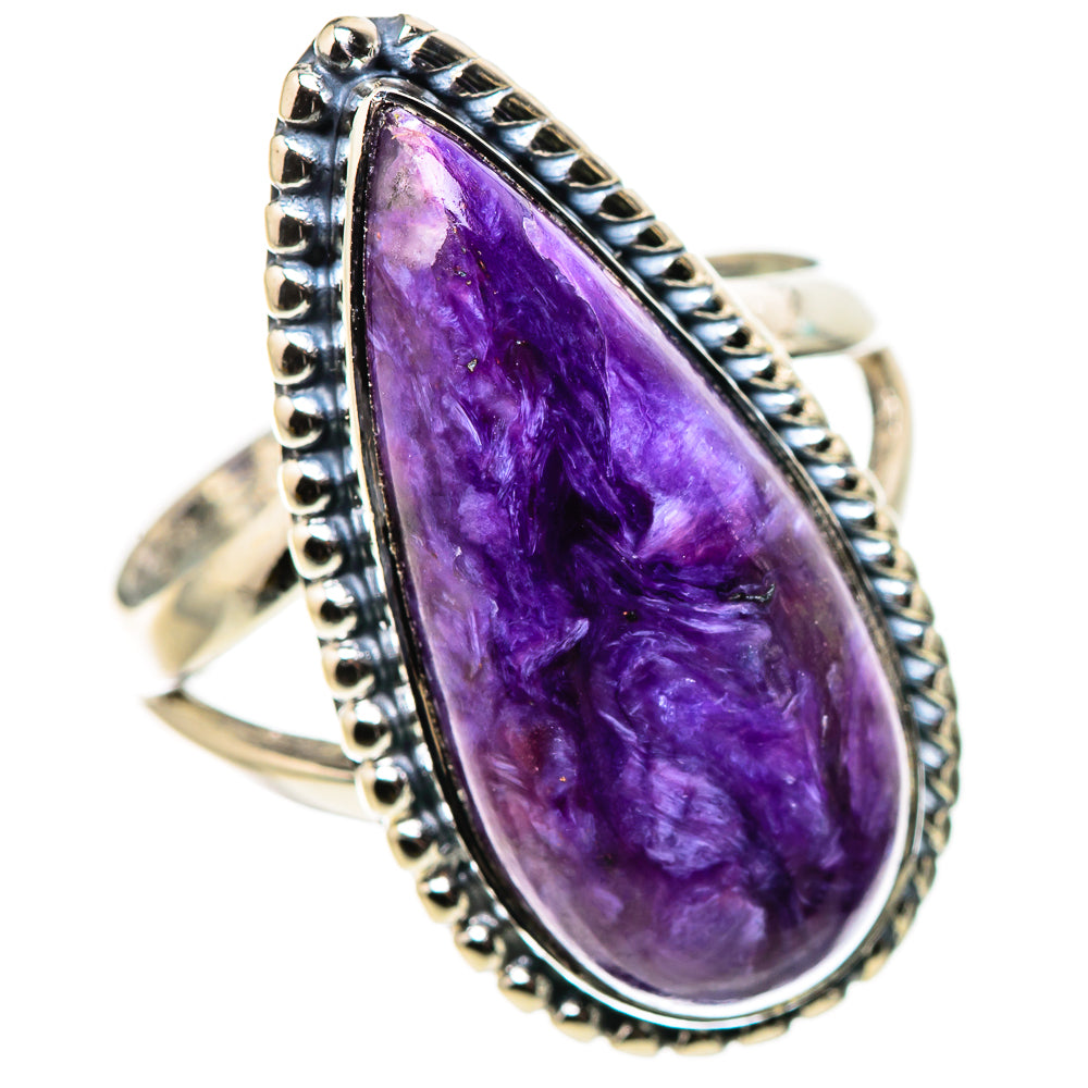 Charoite Rings handcrafted by Anasilvercos - RING133621 - Photo 2
