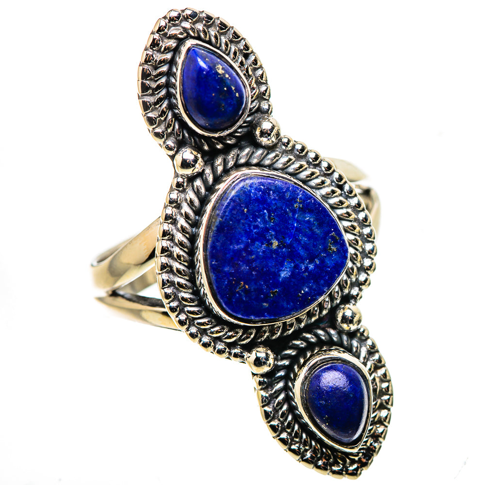 Lapis Lazuli Rings handcrafted by Anasilvercos - RING133631 - Photo 2