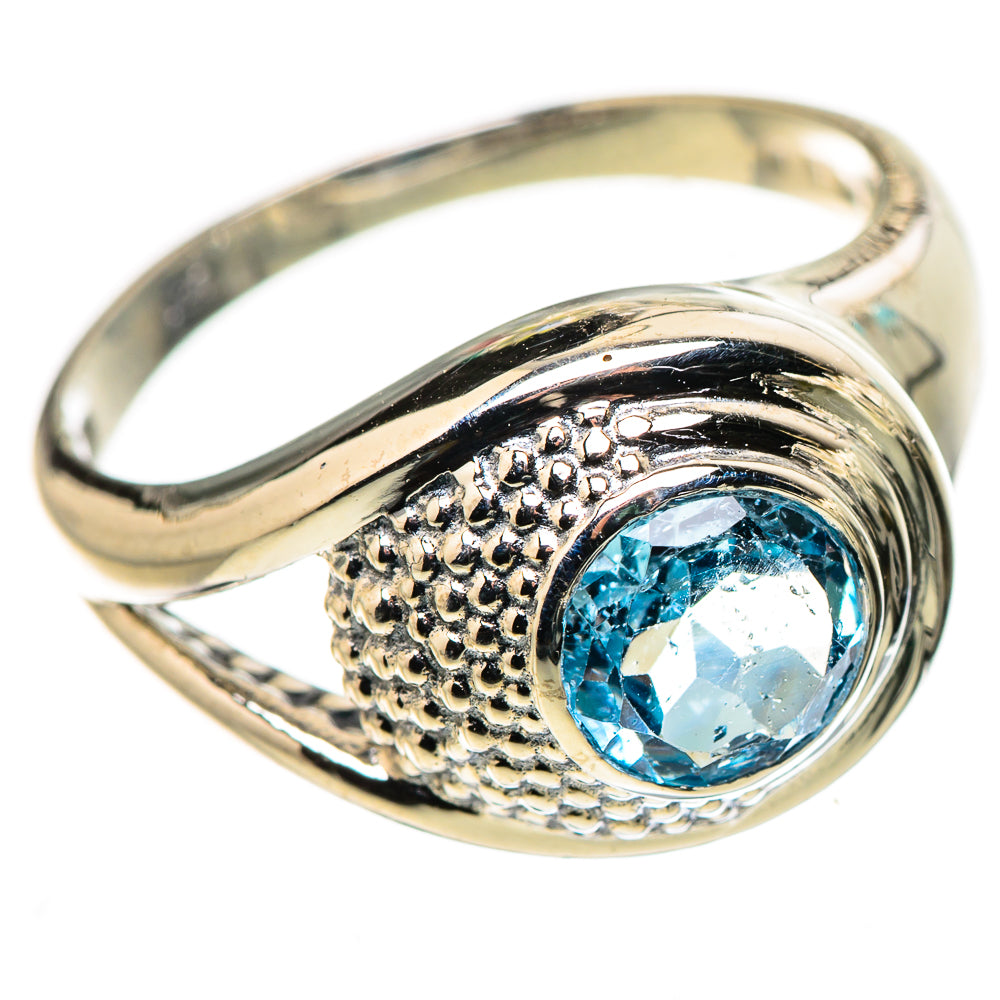 Blue Topaz Rings handcrafted by Anasilvercos - RING133638 - Photo 2