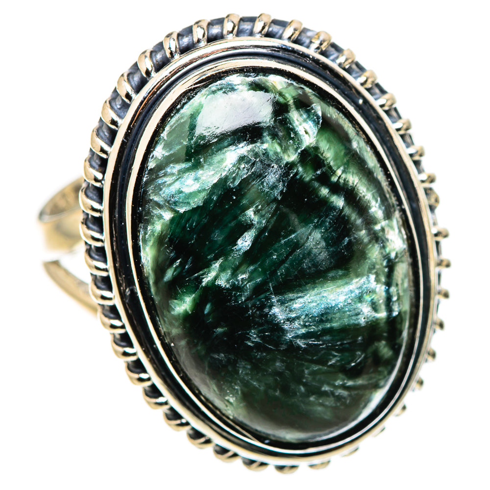 Seraphinite Rings handcrafted by Anasilvercos - RING133644 - Photo 2