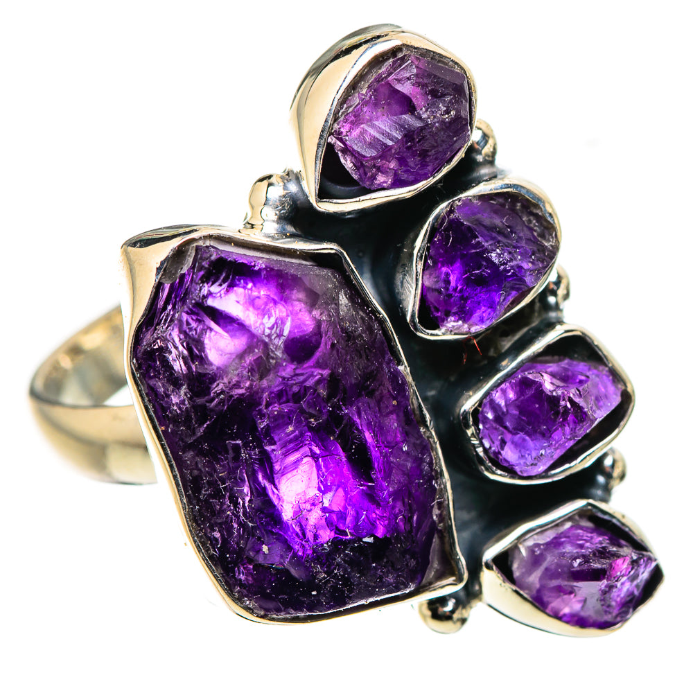 Amethyst Rings handcrafted by Anasilvercos - RING133653 - Photo 2
