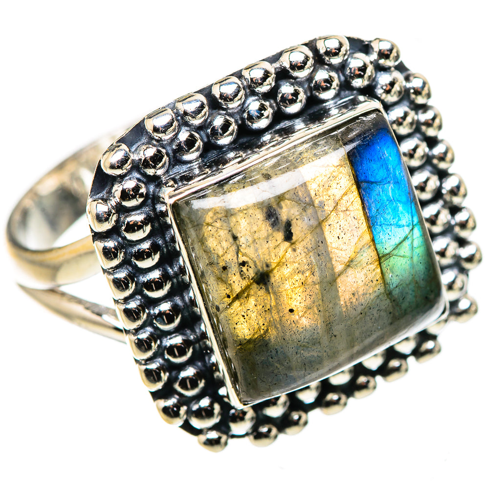 Labradorite Rings handcrafted by Anasilvercos - RING133662 - Photo 2