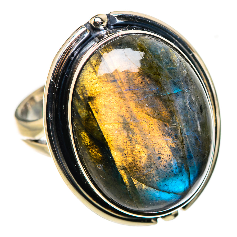 Labradorite Rings handcrafted by Anasilvercos - RING133666 - Photo 2