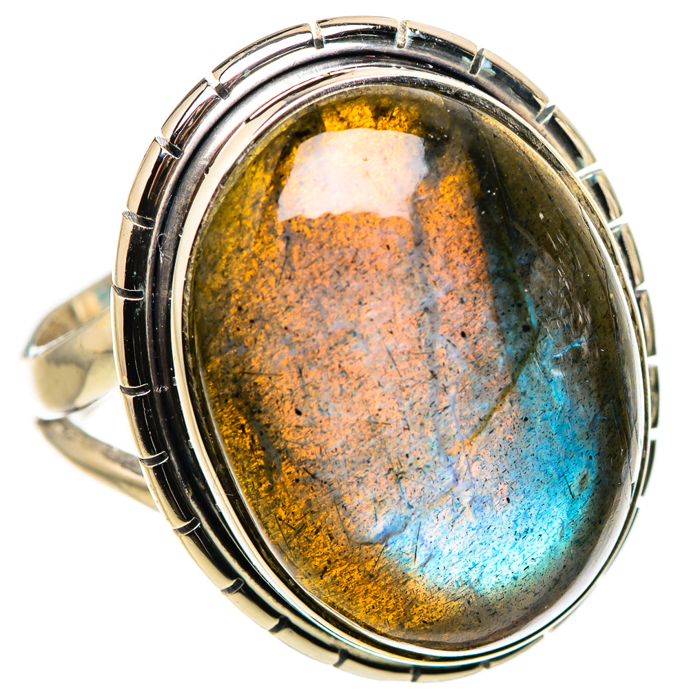 Labradorite Rings handcrafted by Anasilvercos - RING133698 - Photo 2