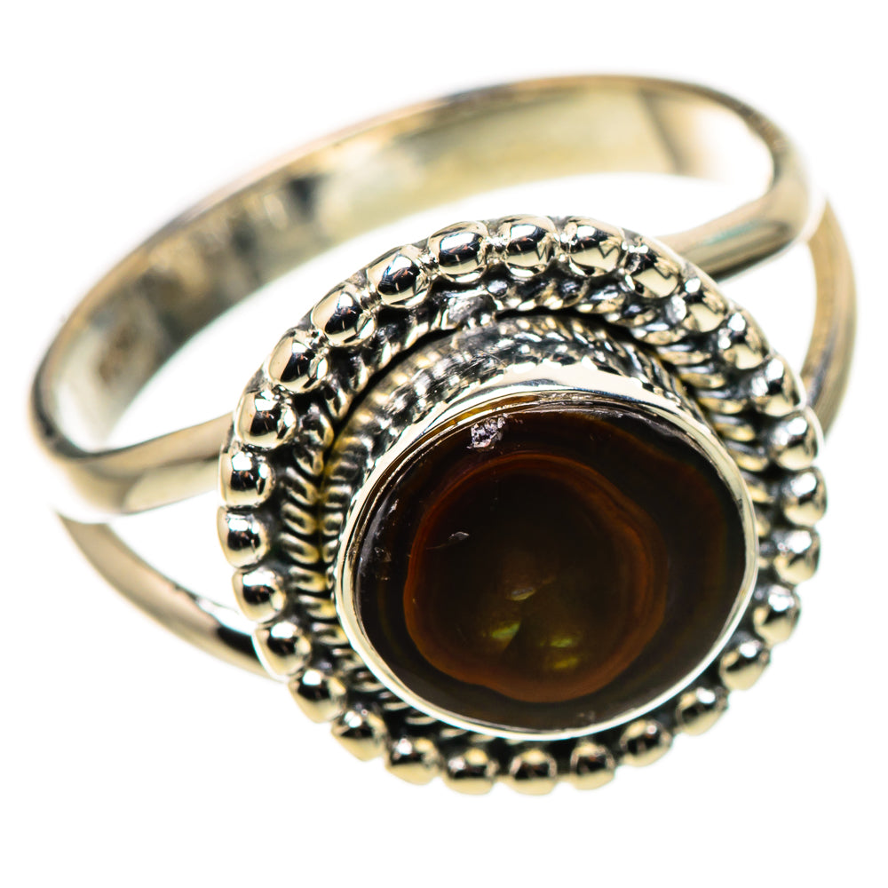 Mexican Fire Agate Rings handcrafted by Anasilvercos - RING133704 - Photo 2