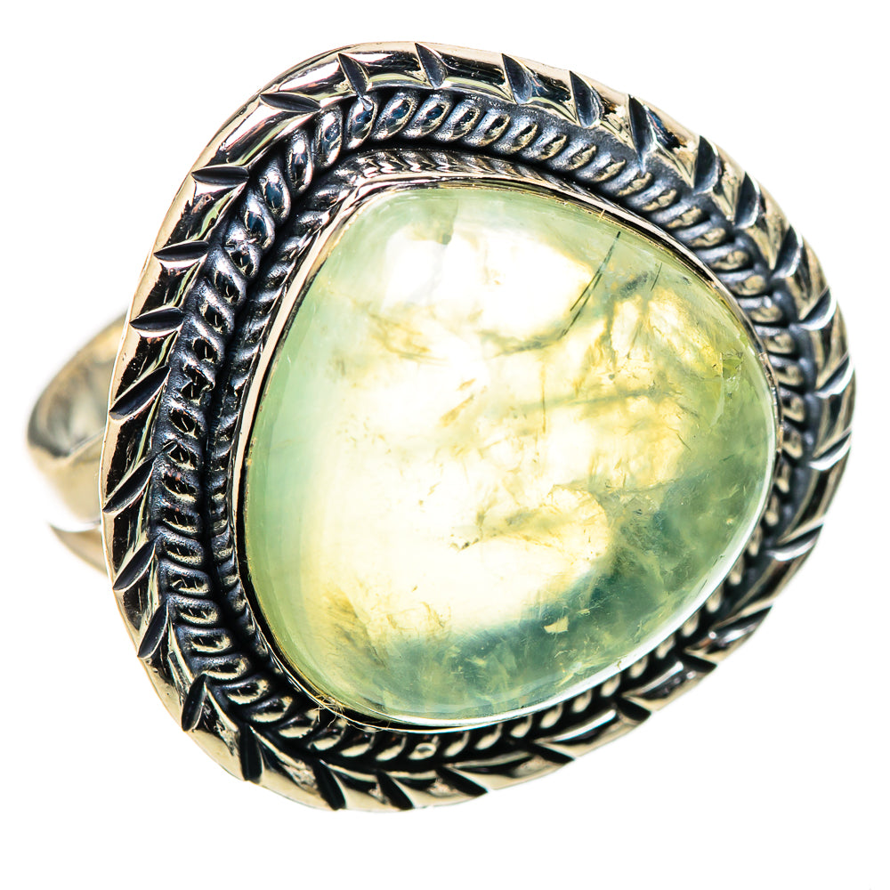 Prehnite Rings handcrafted by Anasilvercos - RING133731 - Photo 2