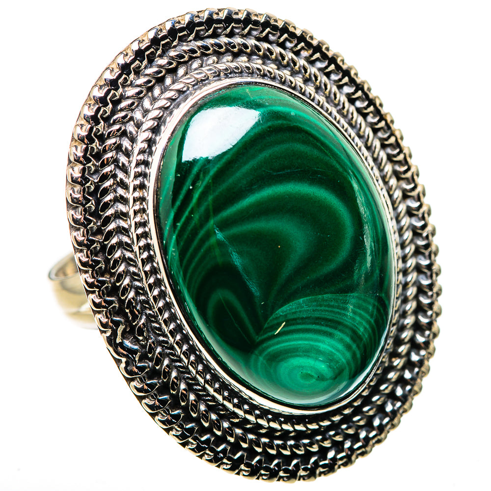 Malachite Rings handcrafted by Anasilvercos - RING133733 - Photo 2