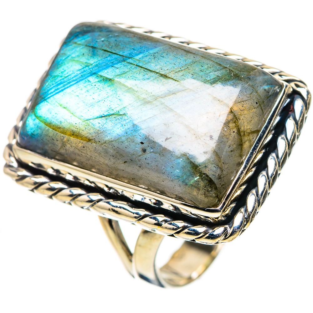 Labradorite Rings handcrafted by Anasilvercos - RING133758 - Photo 2