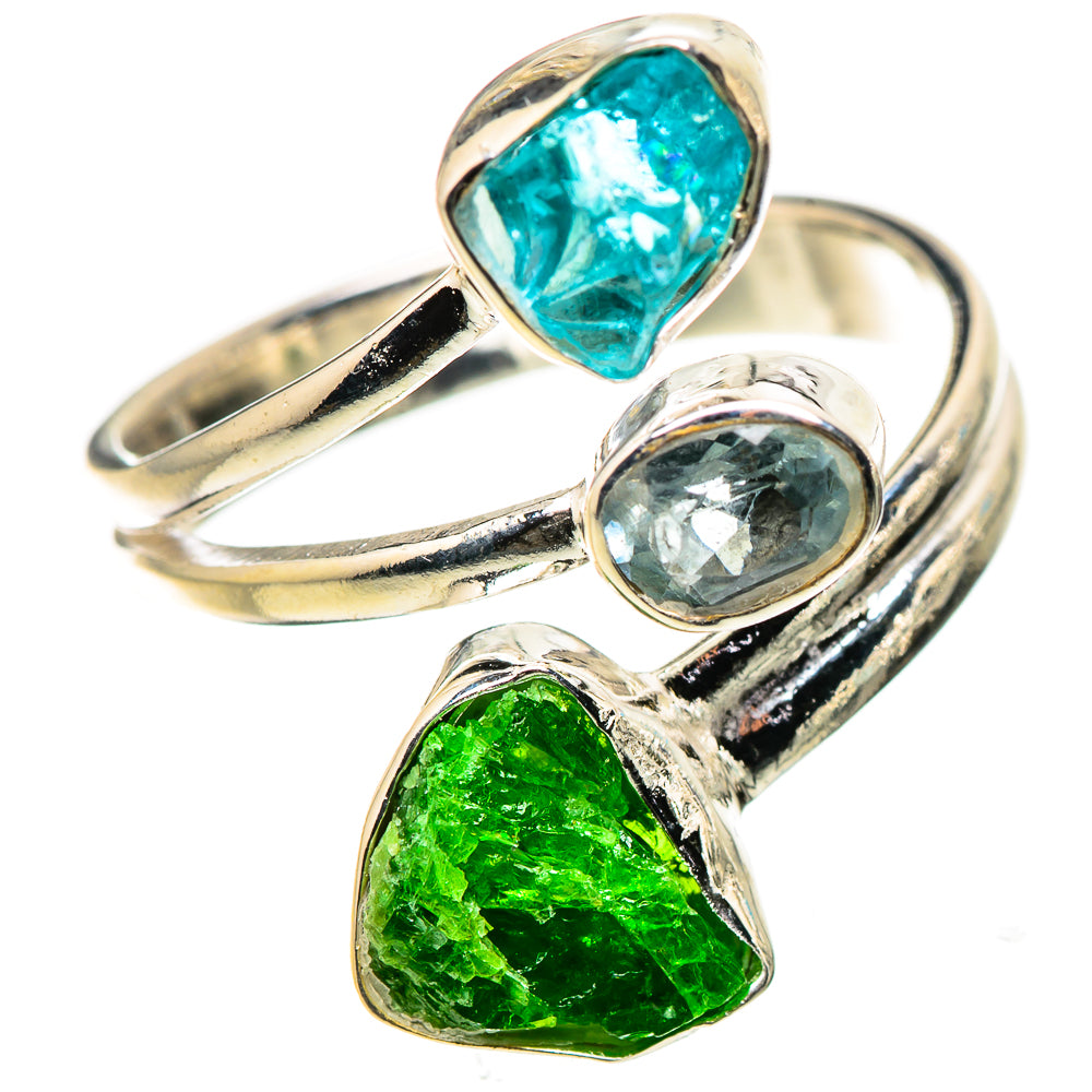 Chrome Diopside Rings handcrafted by Anasilvercos - RING133759 - Photo 2