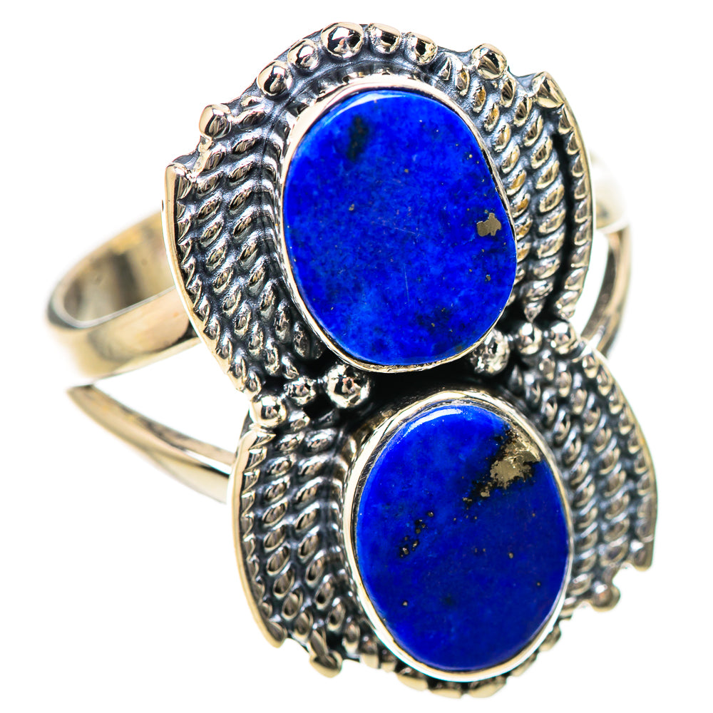 Lapis Lazuli Rings handcrafted by Anasilvercos - RING133763 - Photo 2