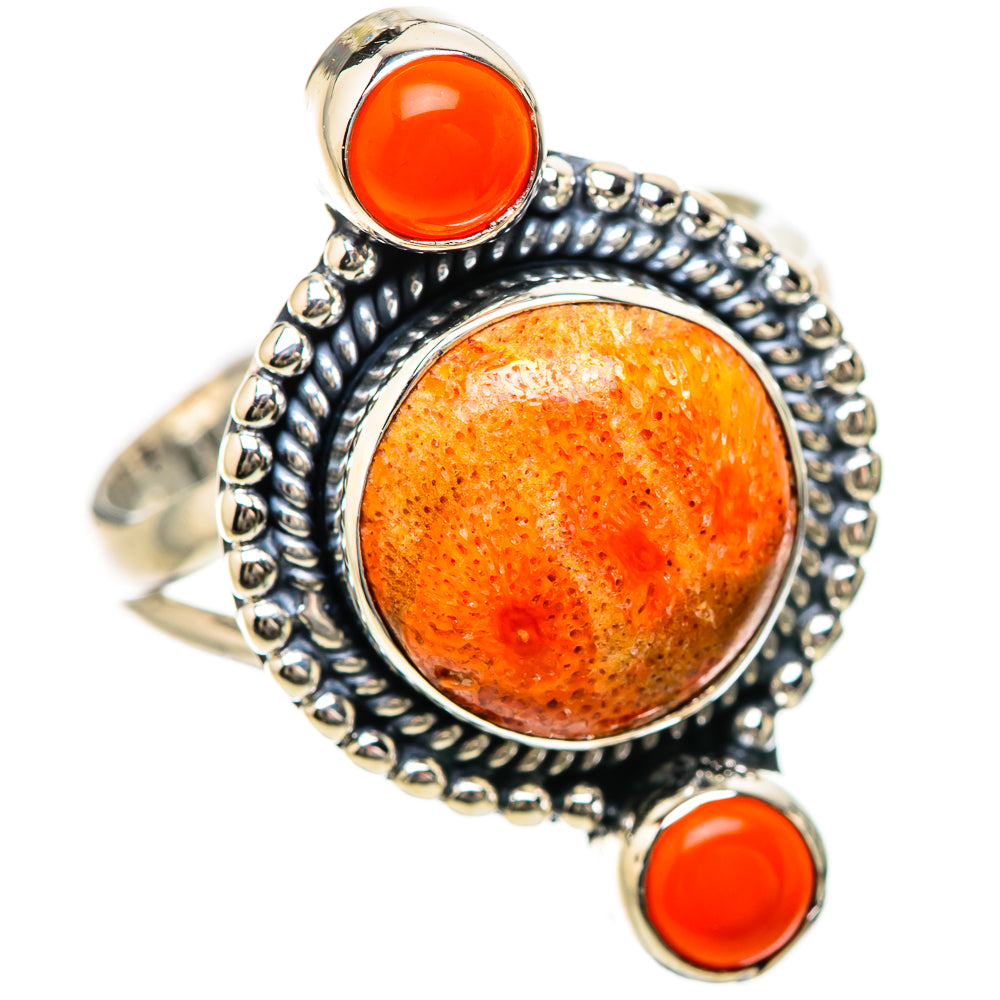 Sponge Coral Rings handcrafted by Anasilvercos - RING133771 - Photo 2