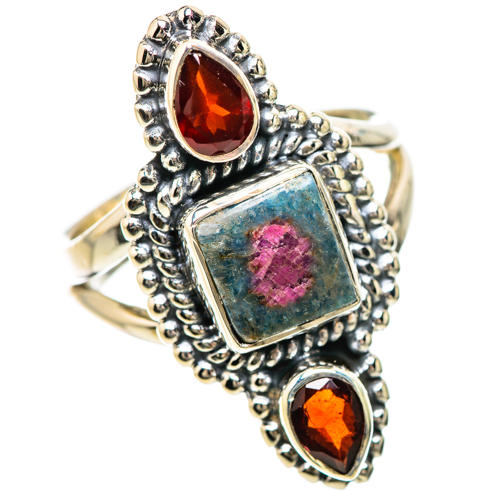 Ruby Fuchsite Rings handcrafted by Anasilvercos - RING133787 - Photo 2